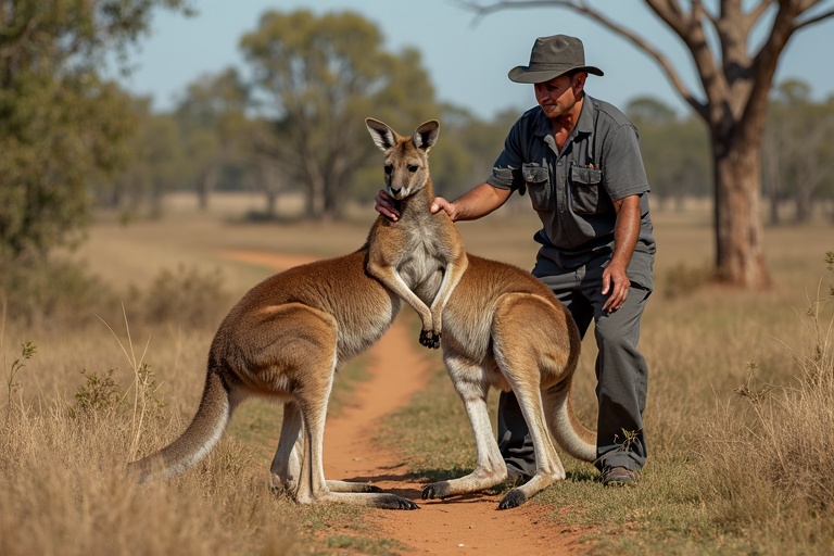 Dead Kangaroo Removal