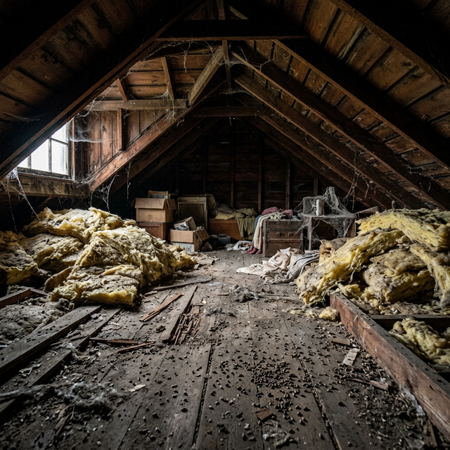 Before Attic Restoration