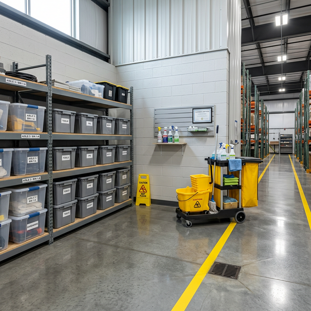 After Commercial Warehouse Prep