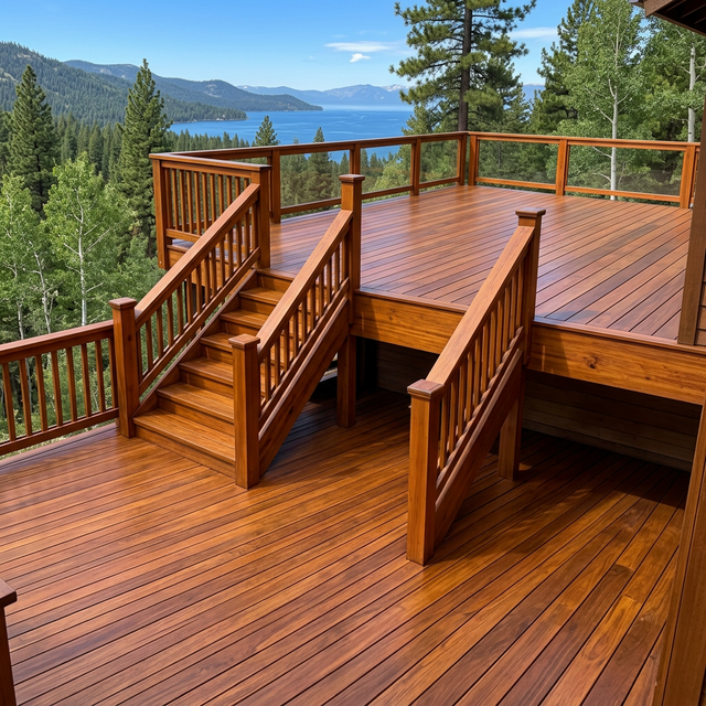 After Outdoor Deck Cleanup