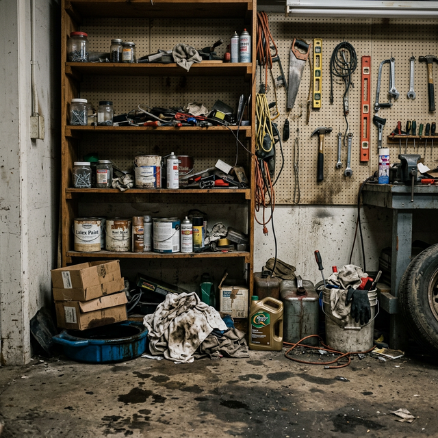 Before Garage De-sanitization