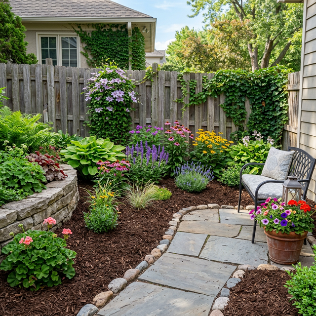 After Garden Debris Removal