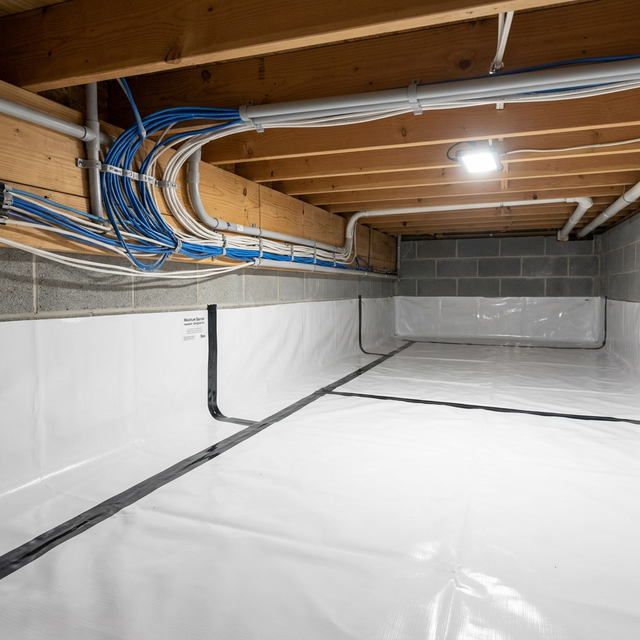 After Subfloor Cleaning