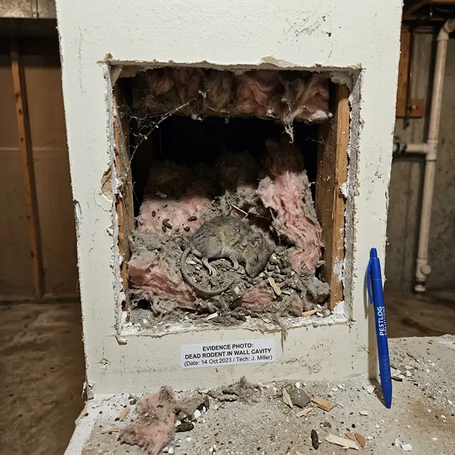 Before Wall Cavity Repair
