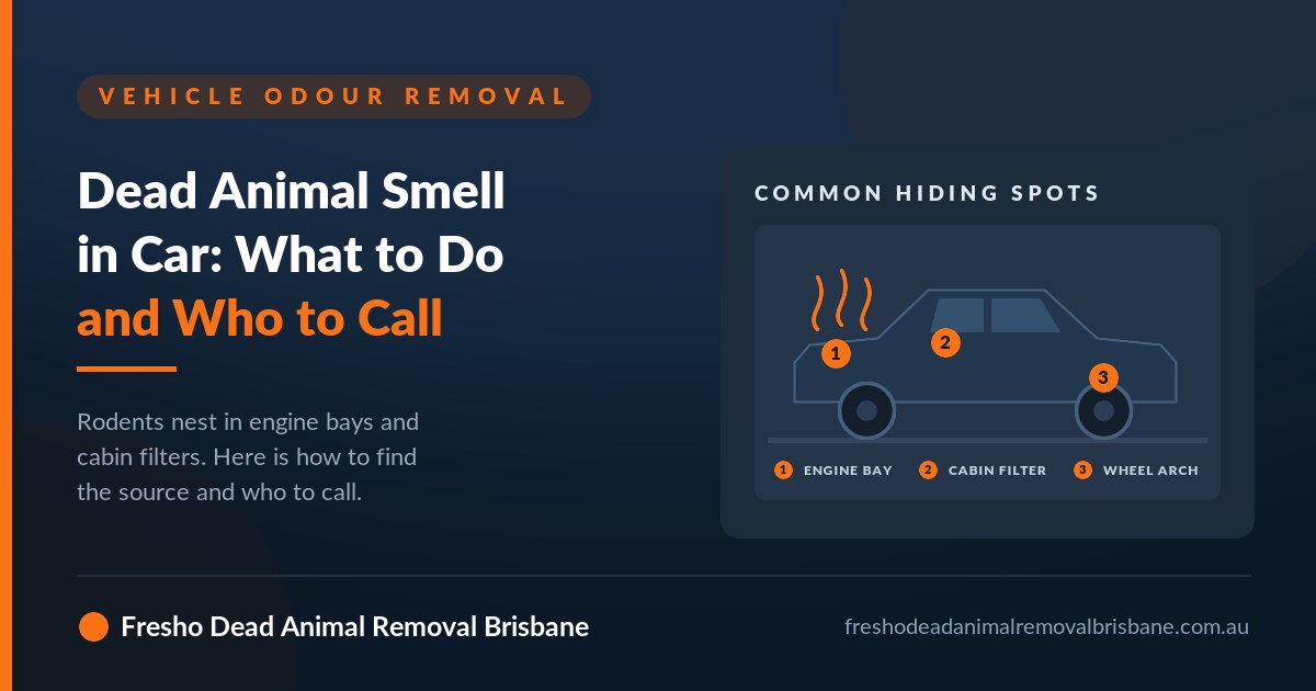 Dead Animal Smell in Car: What to Do and Who to Call